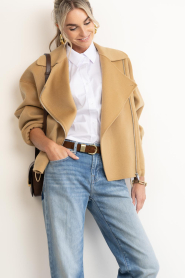 IRO |  Wool blend jacket Jijy | camel | Picture 4