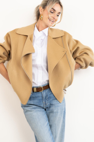 IRO |  Wool blend jacket Jijy | camel | Picture 5