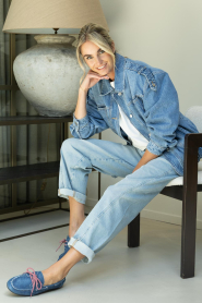 IRO |  Denim bomber jacket Arcane | blauw | Picture 3