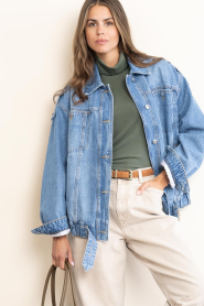 IRO :  Denim bomber jacket Arcane | blauw - img2