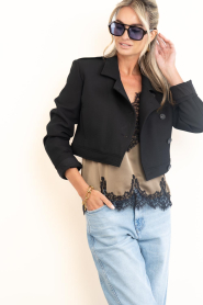 IRO |  Cropped blazer Mova | black | Picture 5