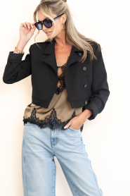 IRO :  Cropped blazer Mova | black - img9