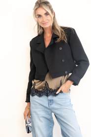 IRO :  Cropped blazer Mova | black - img10