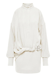 IRO |  Dress with belt and open shoulders Melva | natural | Picture 1