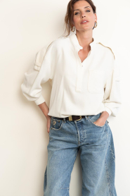 IRO |  Shirt with long sleeves Mekky | white | Picture 2