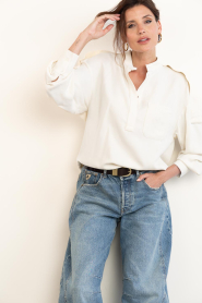 IRO |  Shirt with long sleeves Mekky | white | Picture 5