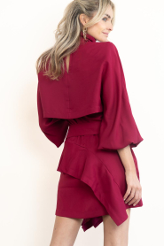 IRO |  Mini dress with puff sleeves Veddy | pink | Picture 6