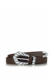 IRO |  Leather belt Embella | brown