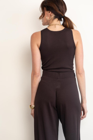 Herskind |  Stretch viscose body Leone | brown | Picture 8
