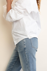 Herskind :  Blouse with elastic waist Catina | white - img7