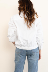 Herskind :  Blouse with elastic waist Catina | white - img9