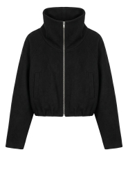 Herskind |  Wool blend skippers jacket Branca | black | Picture 1