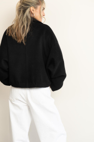 Herskind |  Wool blend skippers jacket Branca | black | Picture 9