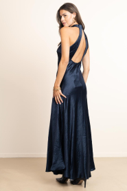 Copenhagen Muse |  Lyocell halter maxi dress Sacha | blue | Picture 1