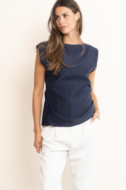 Copenhagen Muse |  Lyocell top Molly | blue | Picture 5