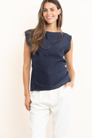 Copenhagen Muse |  Lyocell top Molly | blue | Picture 4