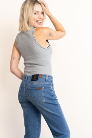 Copenhagen Muse |  Top with rhinestones Siv | grey | Picture 5