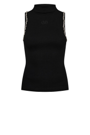 Copenhagen Muse |  Top with rhinestones Siv | black | Picture 1