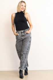 Copenhagen Muse |  Top with rhinestones Siv | black | Picture 3