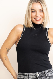 Copenhagen Muse |  Top with rhinestones Siv | black | Picture 8
