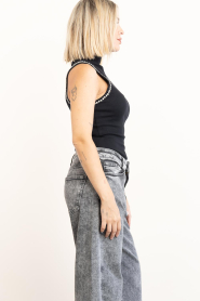 Copenhagen Muse |  Top with rhinestones Siv | black | Picture 6