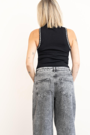 Copenhagen Muse |  Top with rhinestones Siv | black | Picture 7