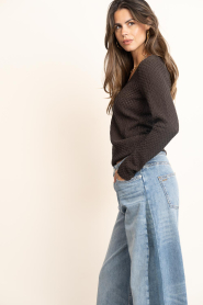 Copenhagen Muse :  Cotton stretch top Bobbie | brown - img8