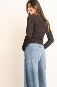 Copenhagen Muse :  Cotton stretch top Bobbie | brown - img9