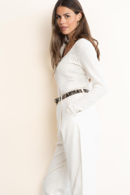 Copenhagen Muse :  Cotton stretch top Bobbie | natural - img5