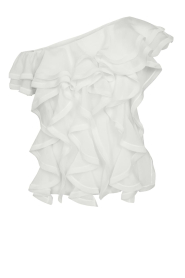 Copenhagen Muse |  Top with ruffles Tilly | natural