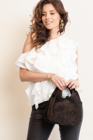 Copenhagen Muse |  Top with ruffles Tilly | natural | Picture 4
