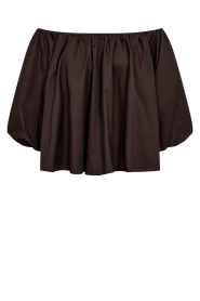 Copenhagen Muse |  Off shoulder top Shirley | brown | Picture 1