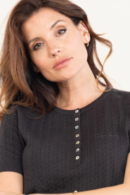 Copenhagen Muse |  Knitted top Eadie | brown  | Picture 6