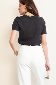 Copenhagen Muse |  Knitted top Eadie | brown  | Picture 8