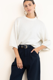 Copenhagen Muse |  Knitted boxy sweater Sienna | naturel | Picture 2