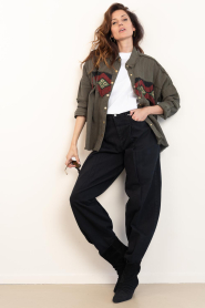 Copenhagen Muse :  Cotton balloon pants Anora | black  - img2