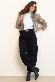 Copenhagen Muse :  Cotton balloon pants Anora | black  - img5