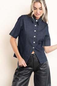 Copenhagen Muse |  Denim blouse Annais | blue | Picture 4
