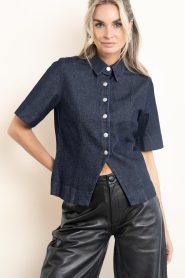 Copenhagen Muse |  Denim blouse Annais | blue | Picture 5