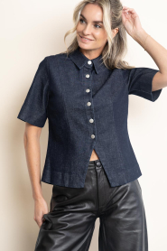 Copenhagen Muse |  Denim blouse Annais | blue | Picture 6