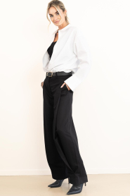 Copenhagen Muse :  High waist trousers Tailyn | black - img2