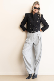 Copenhagen Muse :  Barrel trousers Tailor | grey - img3