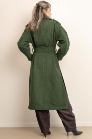 Copenhagen Muse |  Wool blend coat Sloane | green | Picture 8