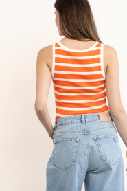 Co'Couture :  Ribbed top with stripes Granny | red - img7