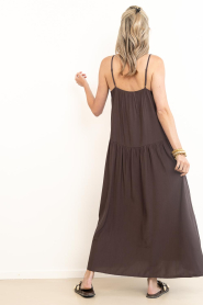 Co'Couture |  Viscose blend maxi dress Sunrise | brown | Picture 6