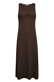 Co'Couture |  Ribbed dress Granny | brown | Picture 1