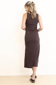 Co'Couture |  Ribbed dress Granny | brown | Picture 7