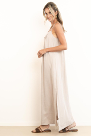 Co'Couture |  Viscose blend maxi dress Eva | beige | Picture 6
