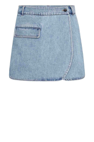 Co'Couture |  Denim skort Asja | blue | Picture 1