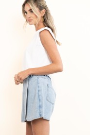 Co'Couture |  Denim skort Asja | blue | Picture 6